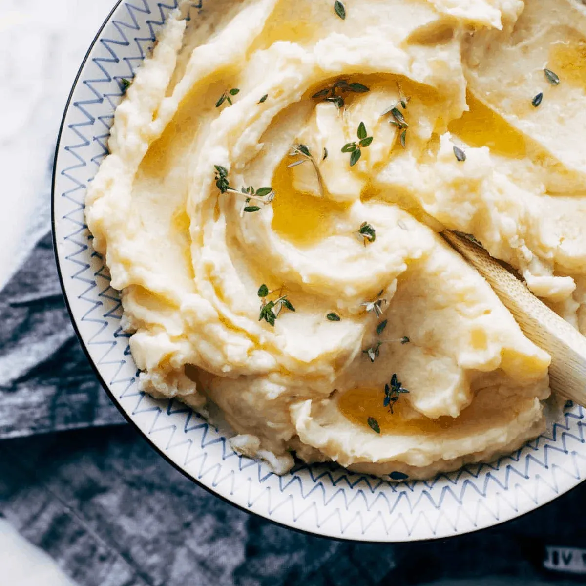Pressure Cooker Mashed Potatoes with butter