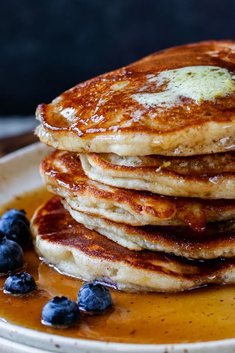Lemon Blueberry Pancakes