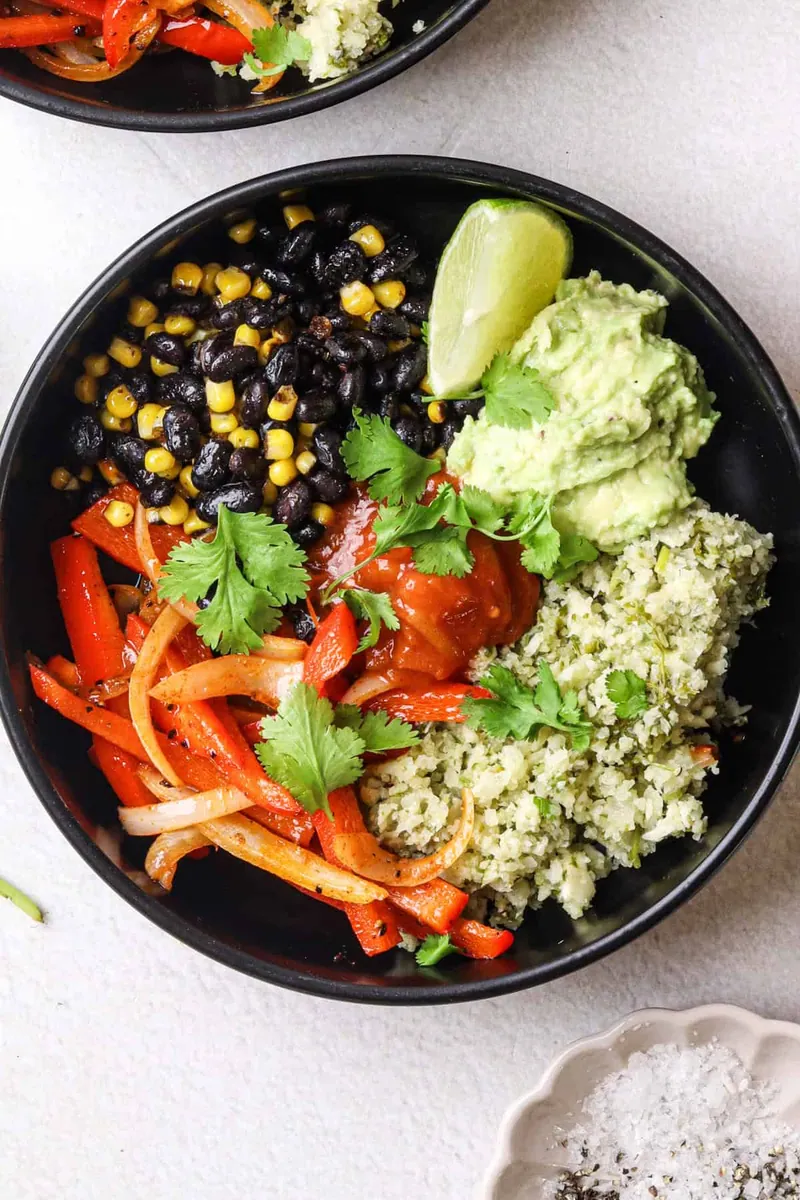 Cauliflower Rice Burrito Bowl