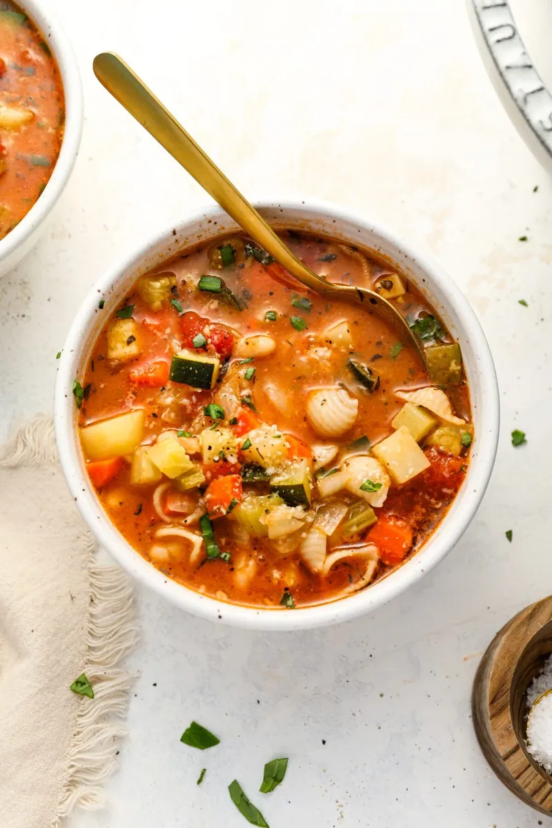 Minestrone Soup with canned beans