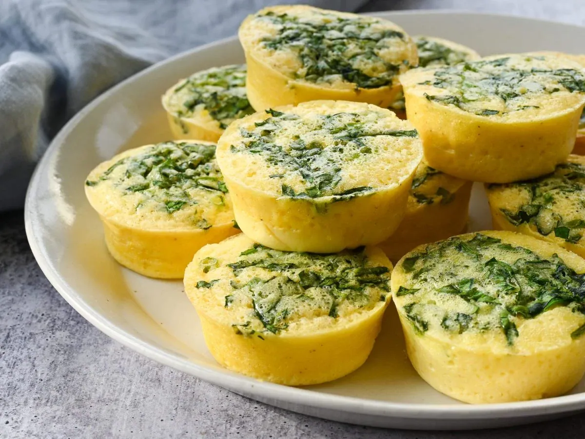 Spinach Gruyère Egg Bites
