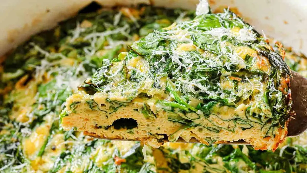 Spinach Parmesan Frittata