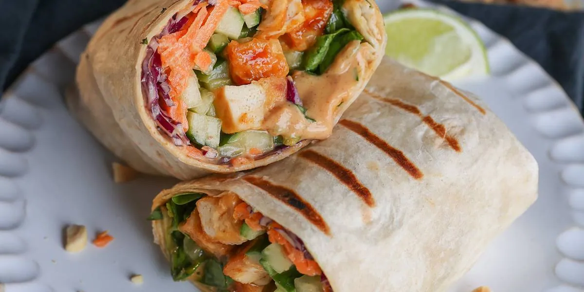 Teriyaki Tofu Vegetable Wraps