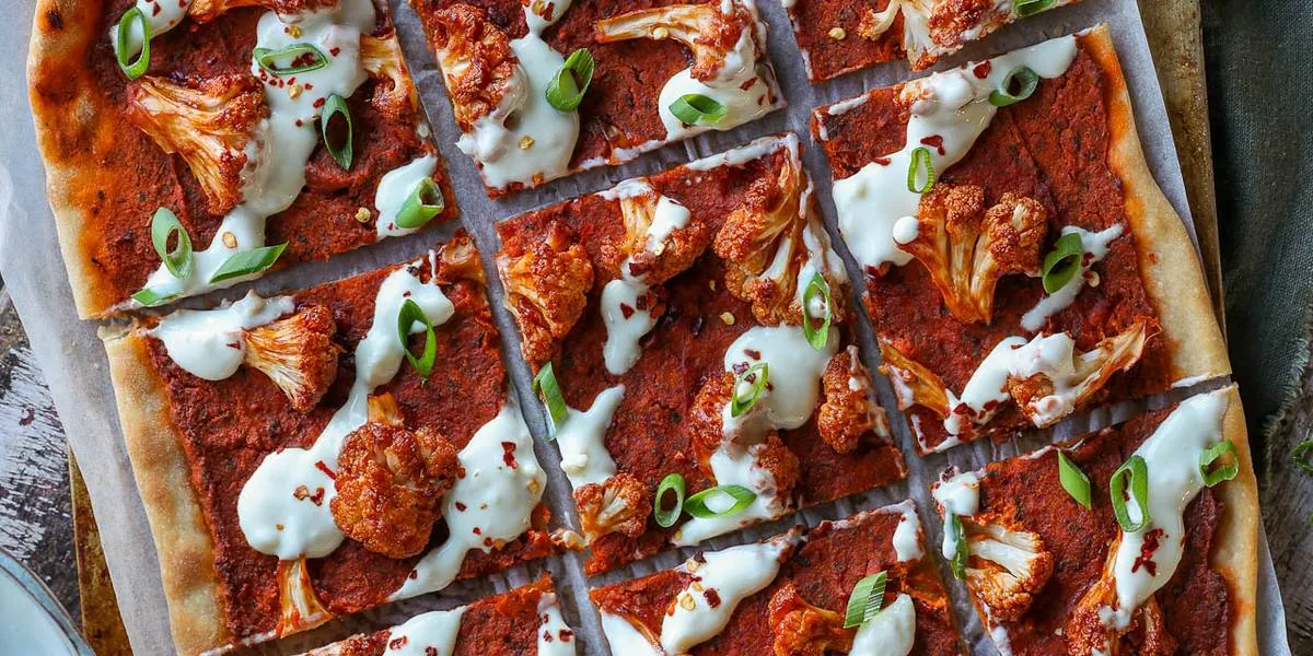 Barbecue Cauliflower Pizza