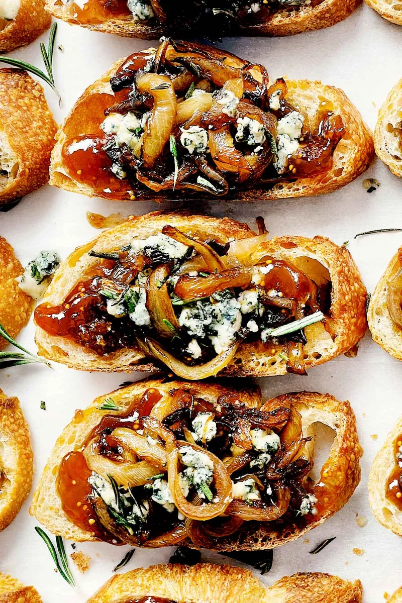 Fig Blue Cheese Crostini