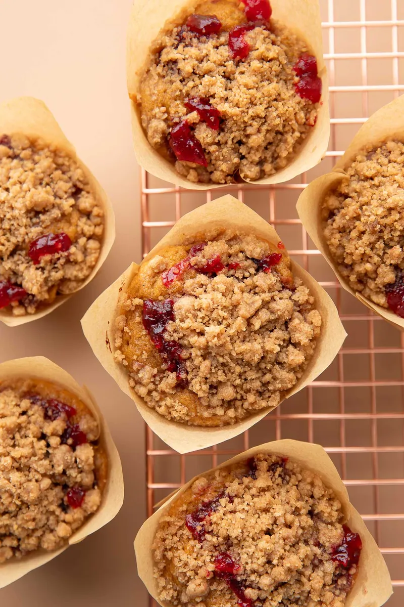 Cranberry Sauce Muffins
