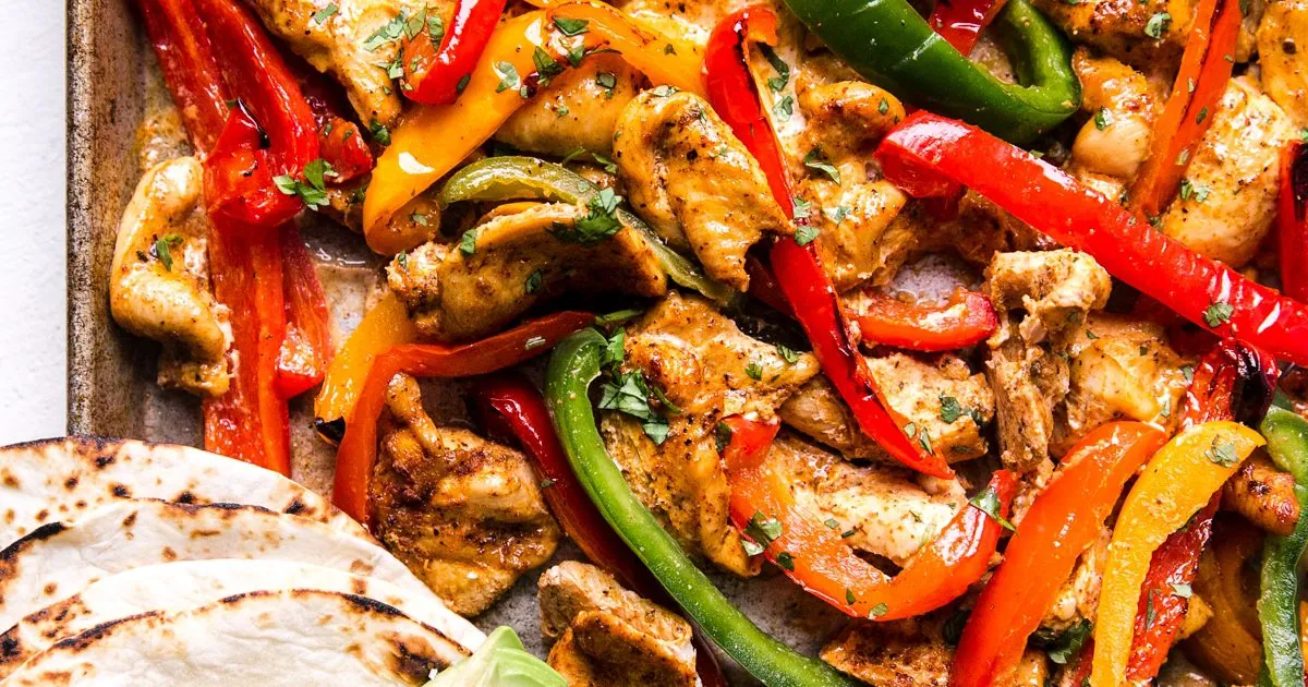 Freezer Chicken Fajitas