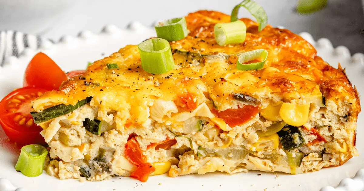 Crustless Summer Zucchini Pie