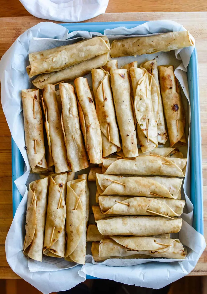Crispy Beef Flautas