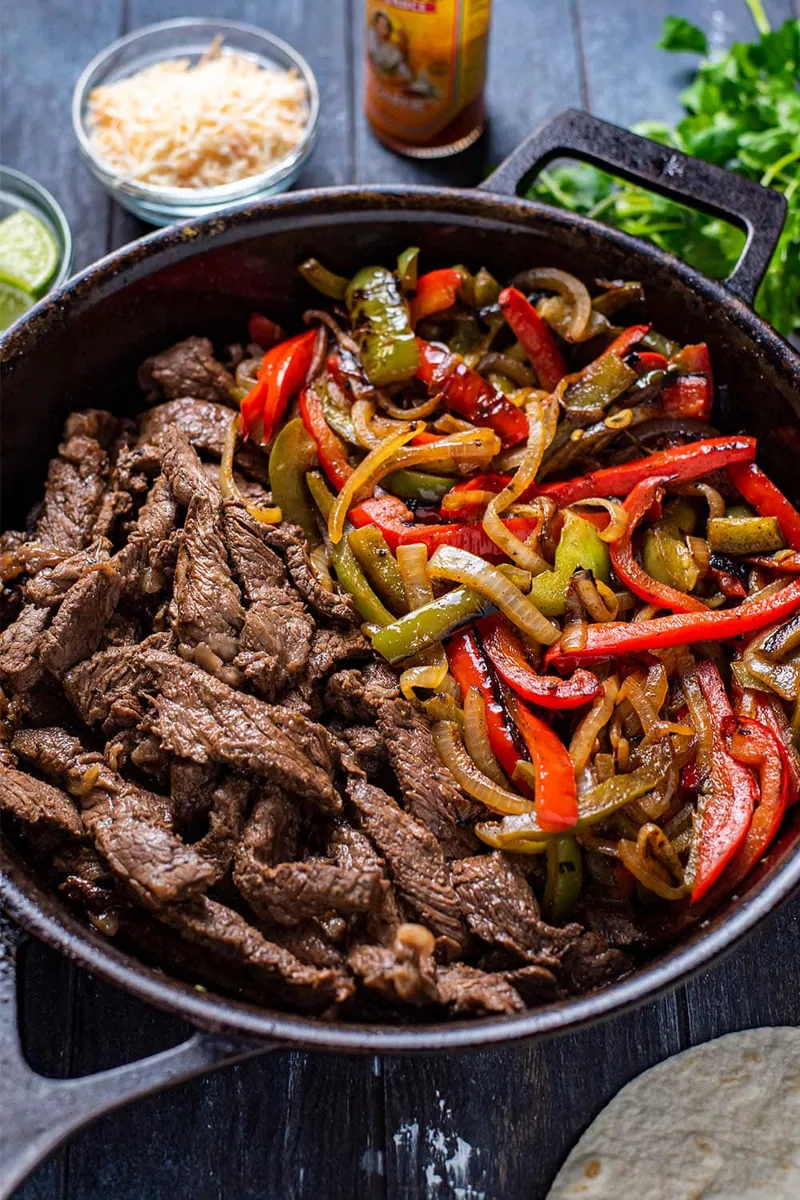 Flank Steak Fajitas