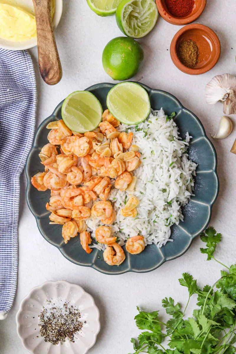 Cilantro Lime Shrimp Rice