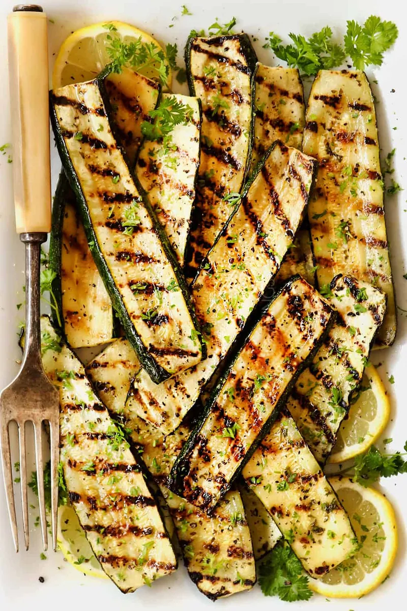 Grilled Lemon Zucchini