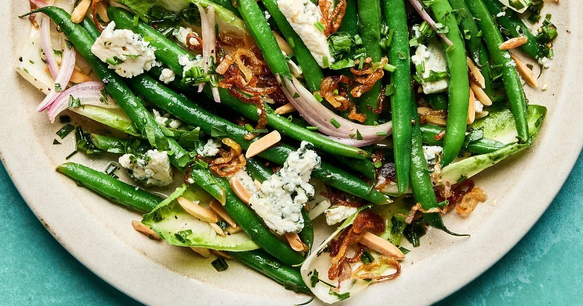 Green Bean Salad with blue cheese