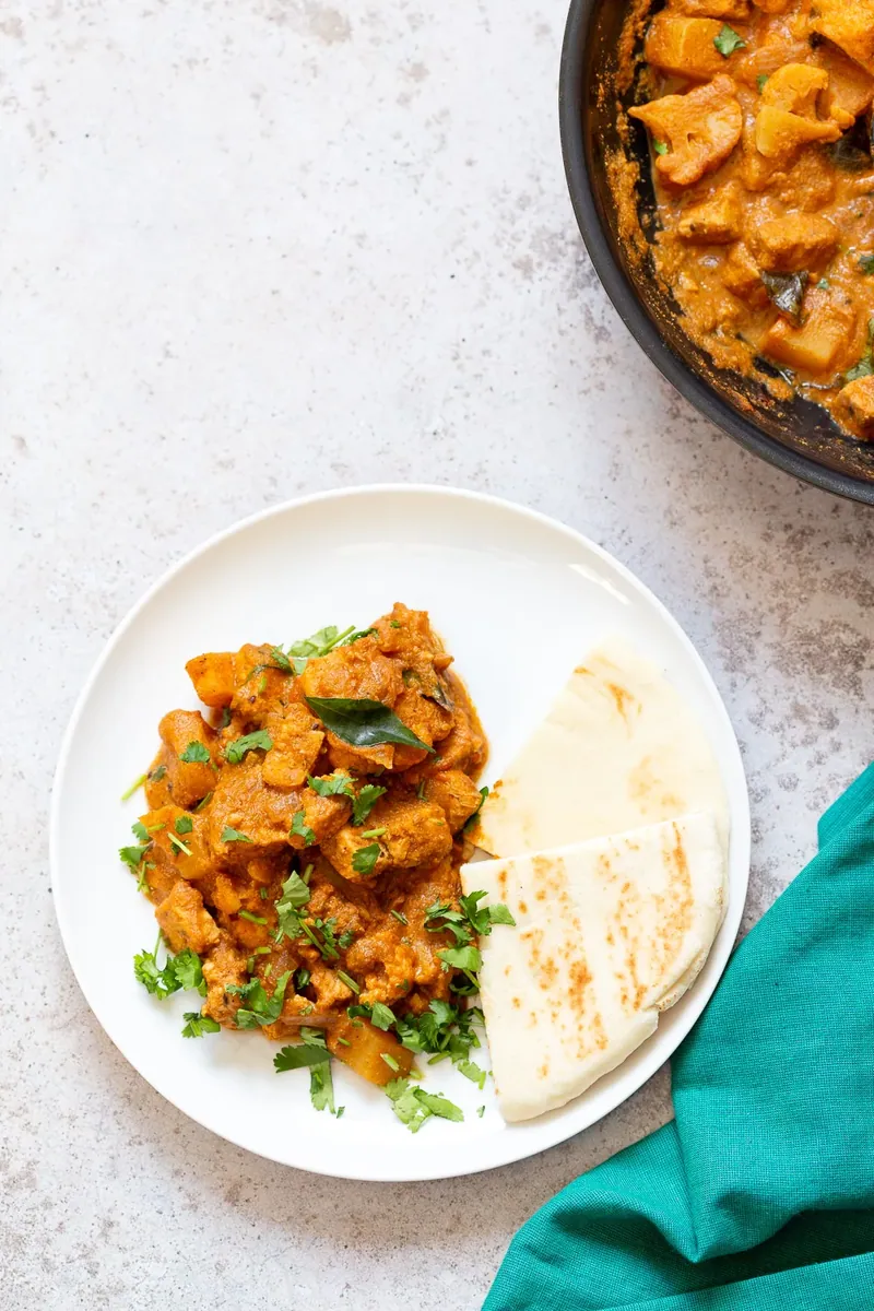 Tempeh Cauliflower Potato Curry