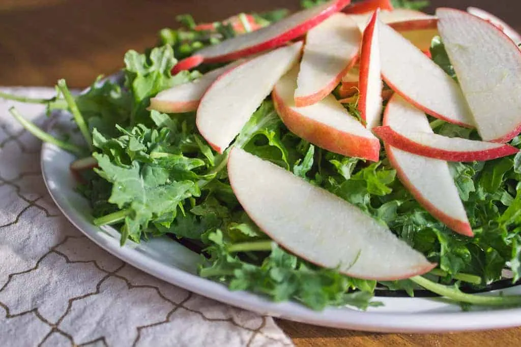Apple and Bitter Greens Salad