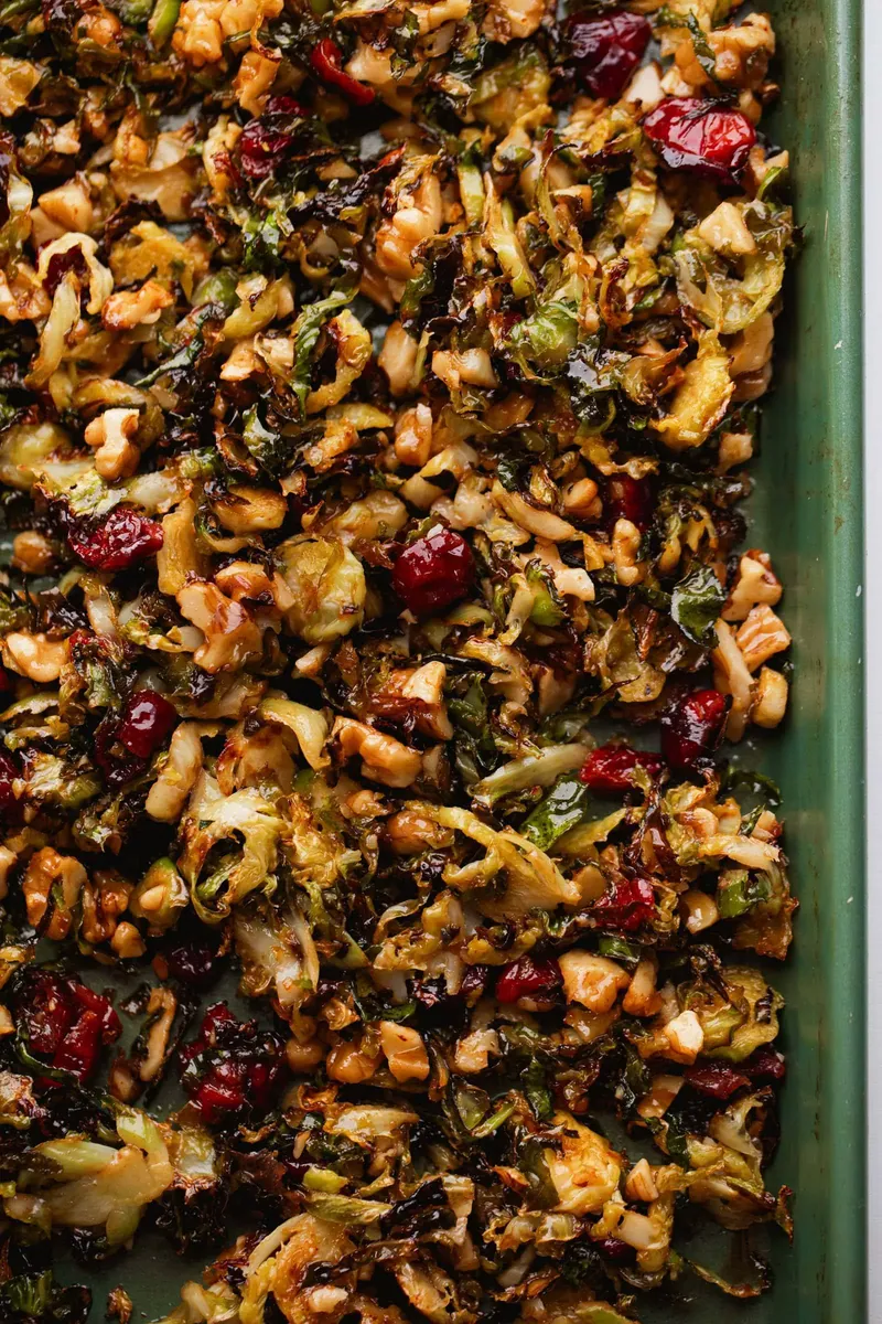 Gochujang Butter Brussels Sprouts