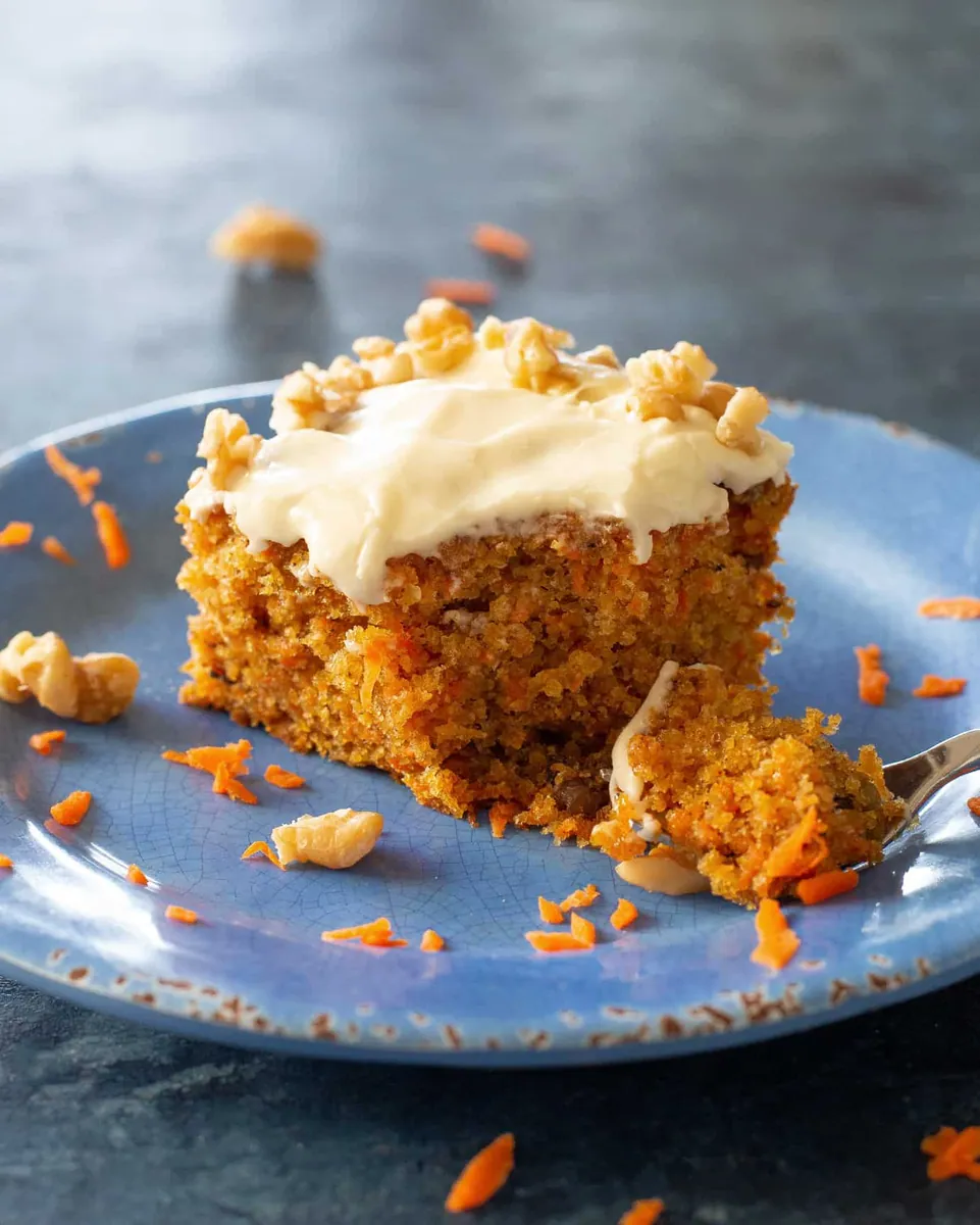 Carrot Cake with nuts and seeds