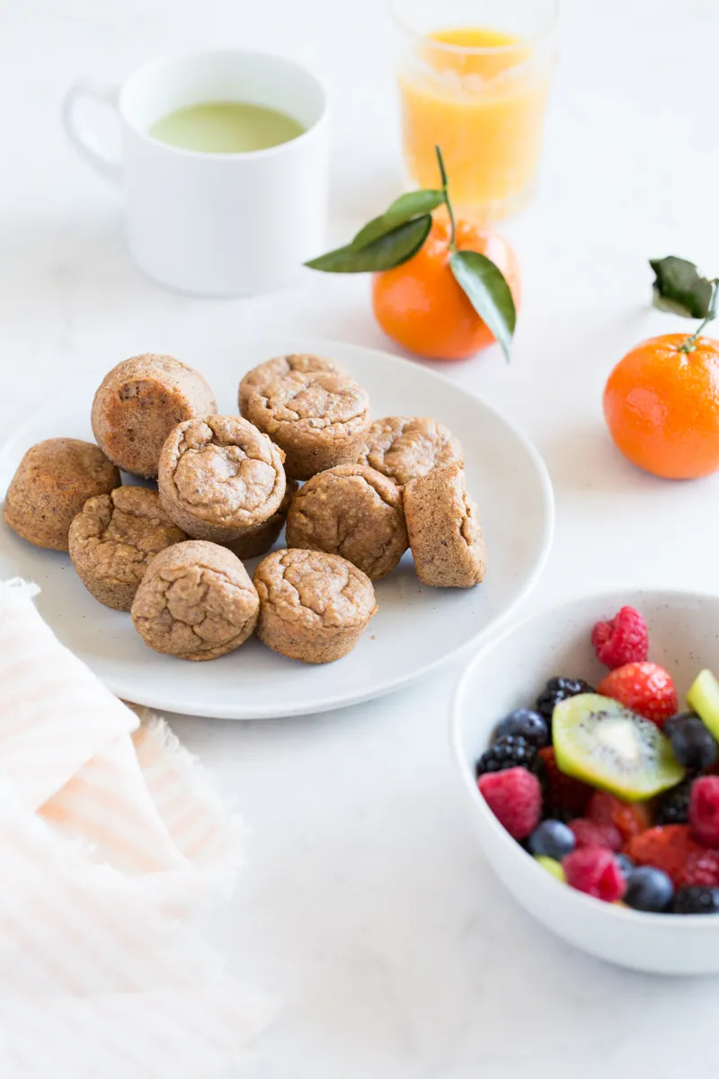 Flourless Banana Mini Muffins