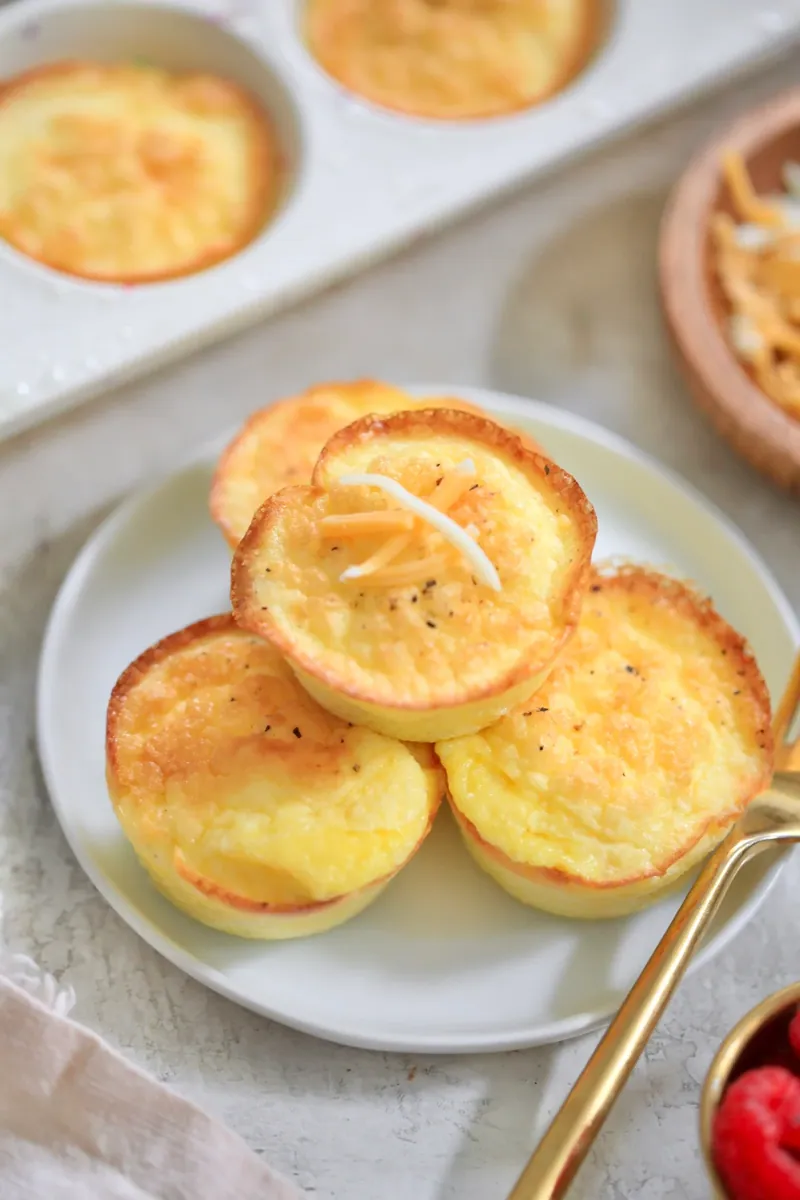 Cottage Cheese Egg Bites with eggs