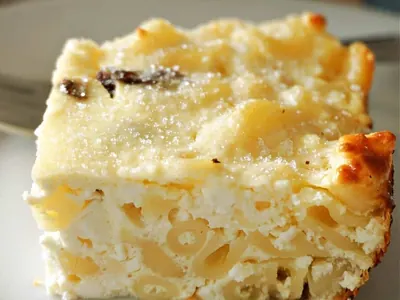 Baked Macaroni Pudding