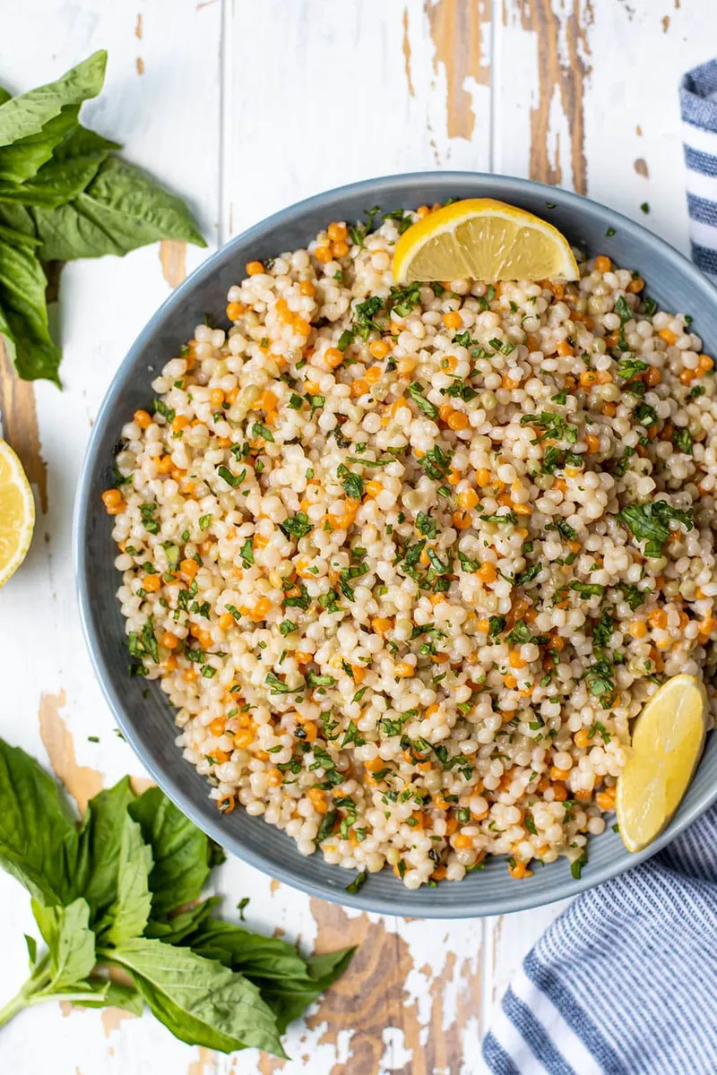 Lemon Butter Pearl Couscous