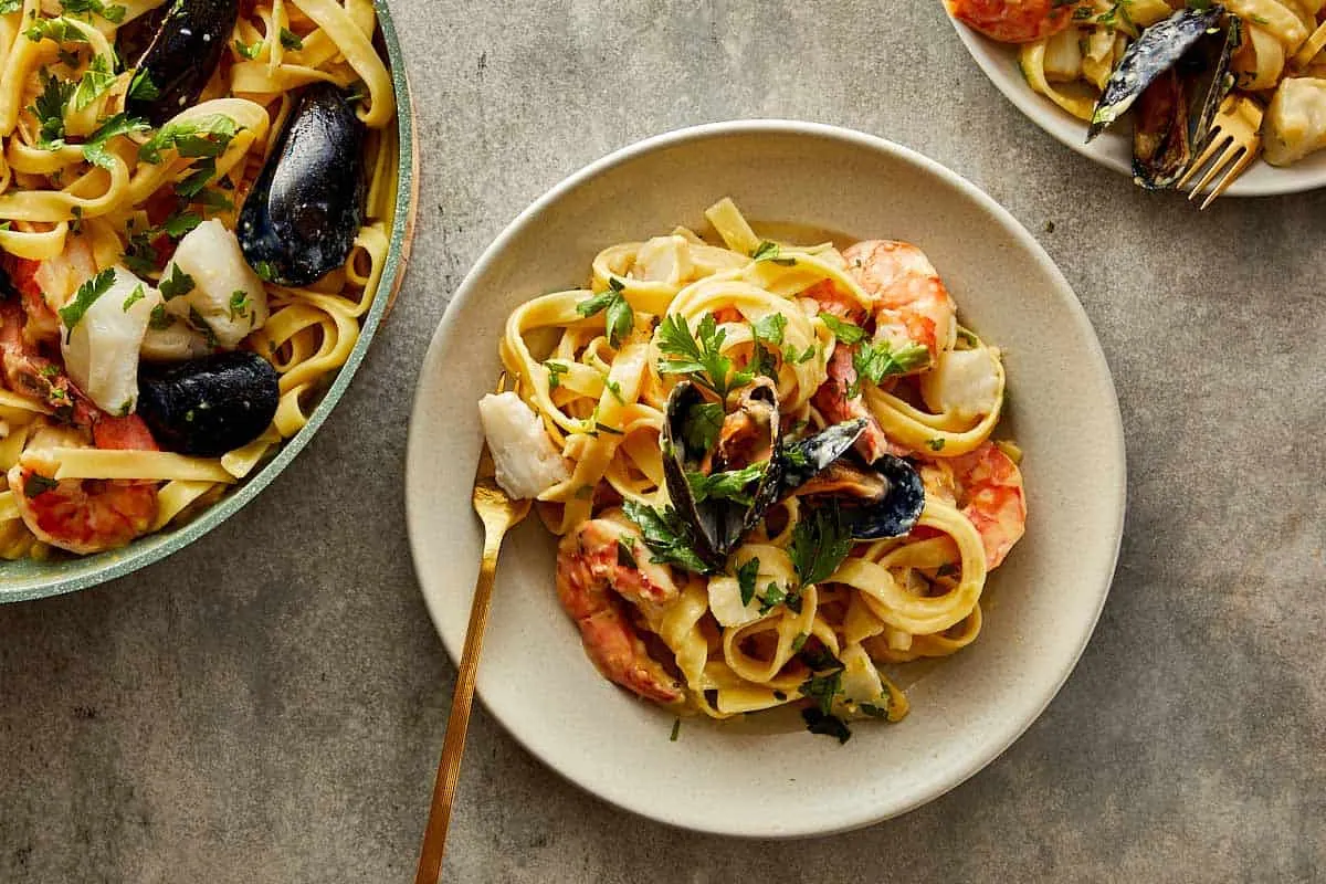 Creamy Seafood Carbonara