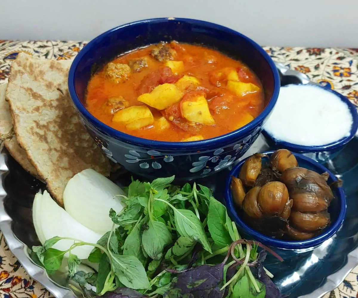Lamb Potato Tomato Stew