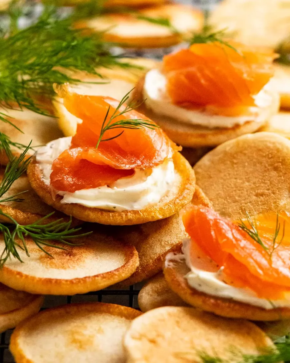 Buckwheat Salmon Blini