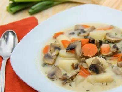 Mushroom Potato Soup