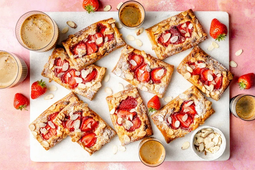 Strawberry Almond Pastry Tarts