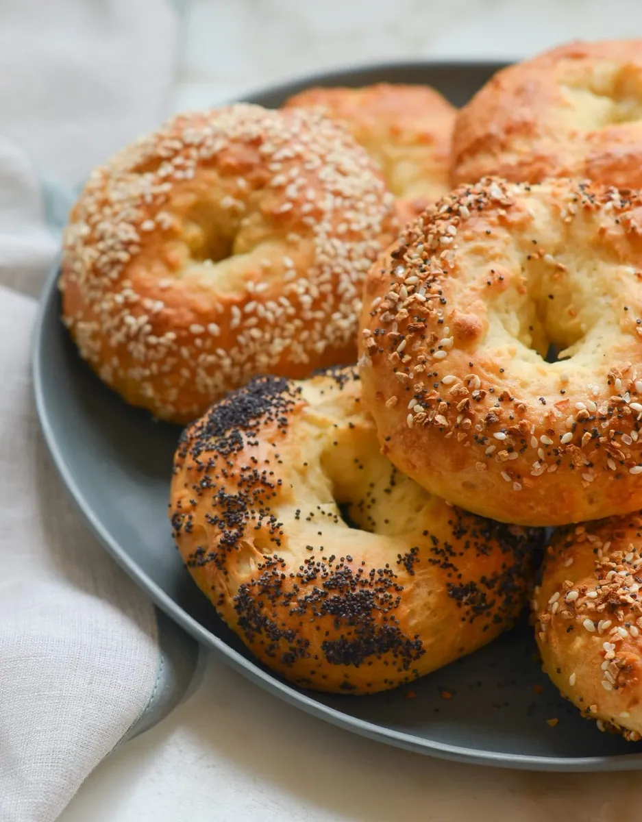 Homemade Yogurt Bagels