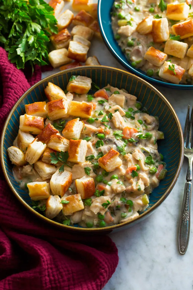Chicken Puff Pastry Pot Pie