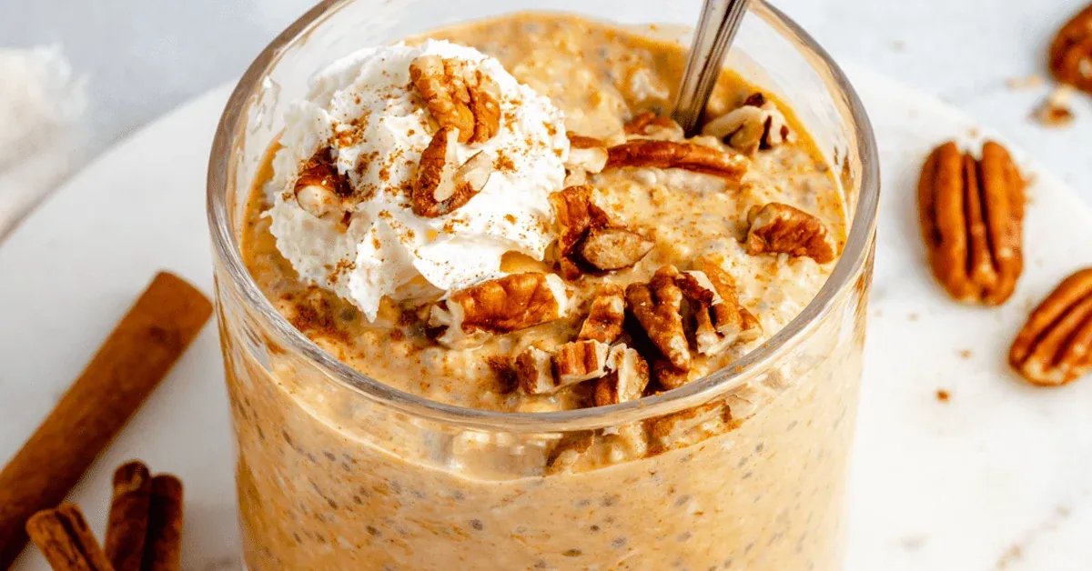 Pumpkin Pie Chia Overnight Oats