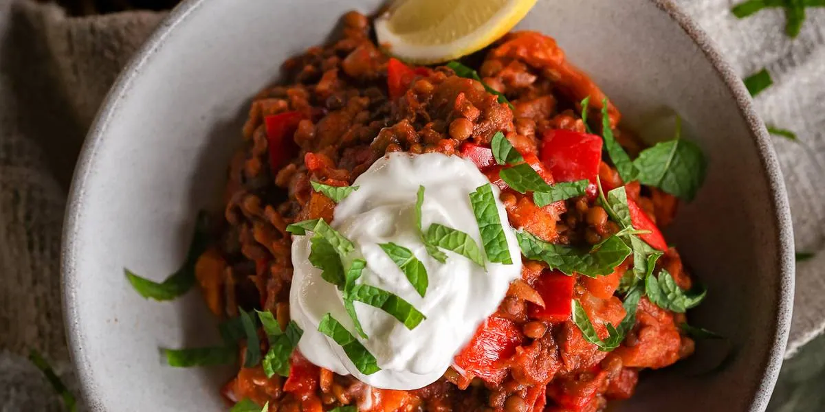 Eggplant Lentil Apricot Curry