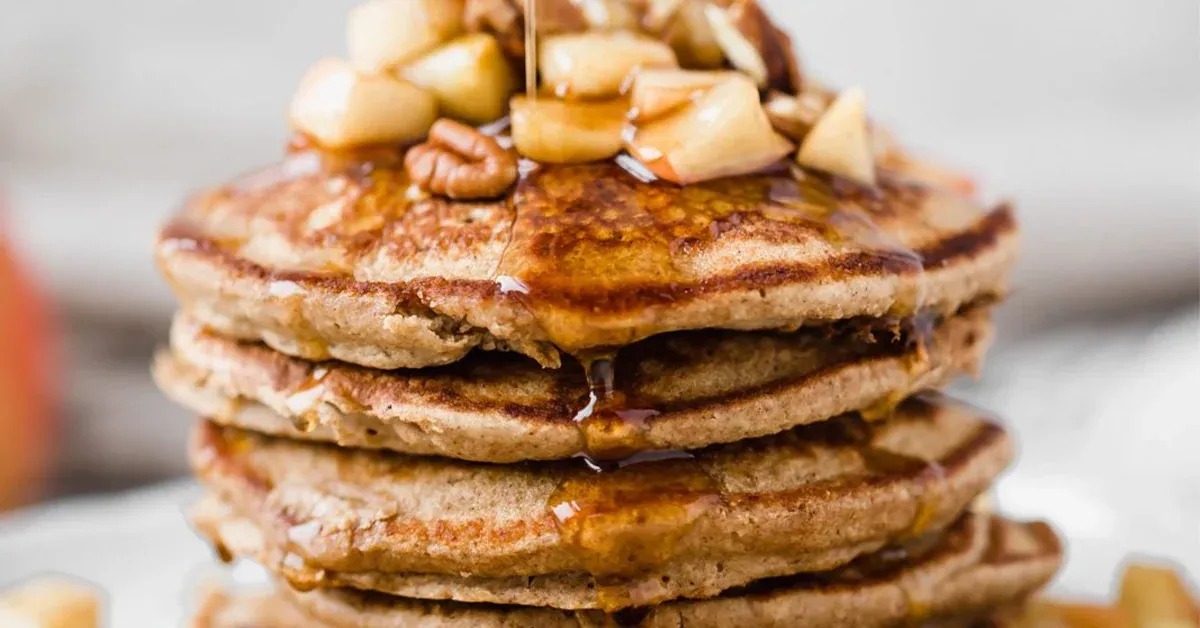 Apple Oat Pancakes
