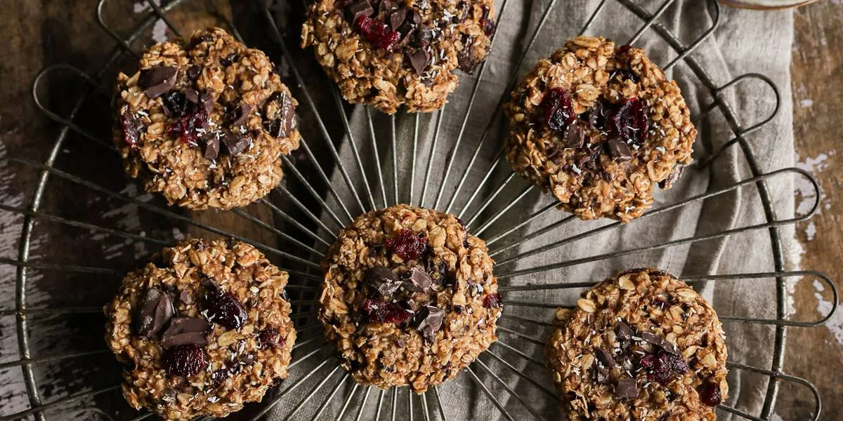Nut Butter Chocolate Oatmeal Cookies