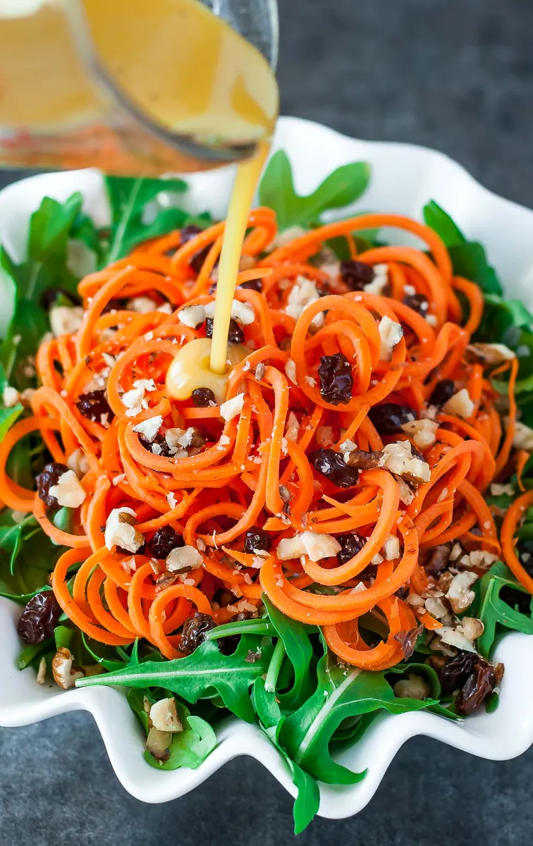 Carrot Salad with Honey Dijon Dressing