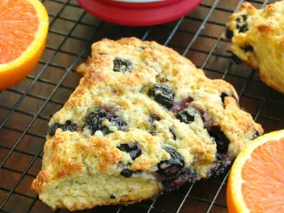 Orange Blueberry Scones