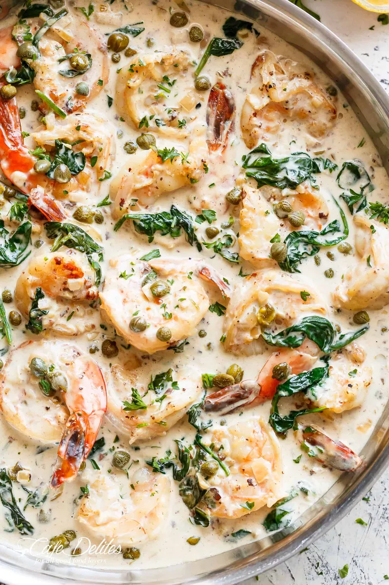 Garlic Butter Shrimp Piccata