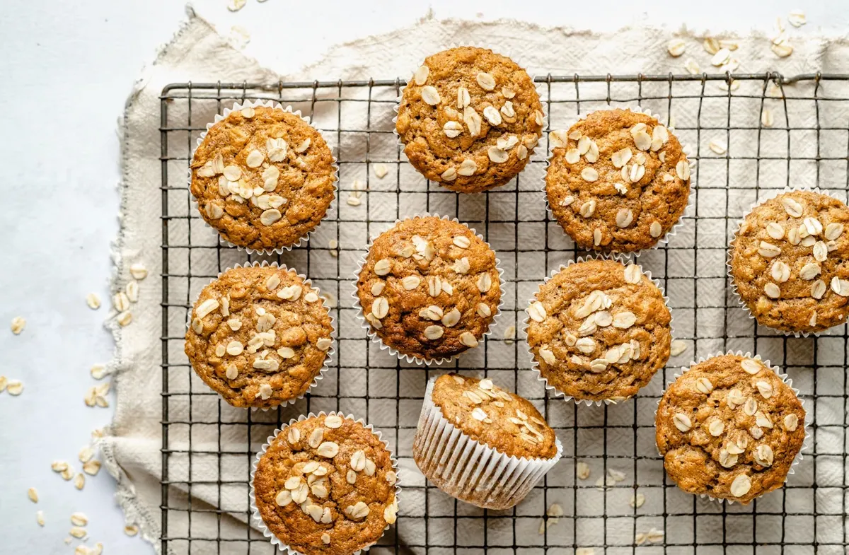 Banana Oatmeal Muffins