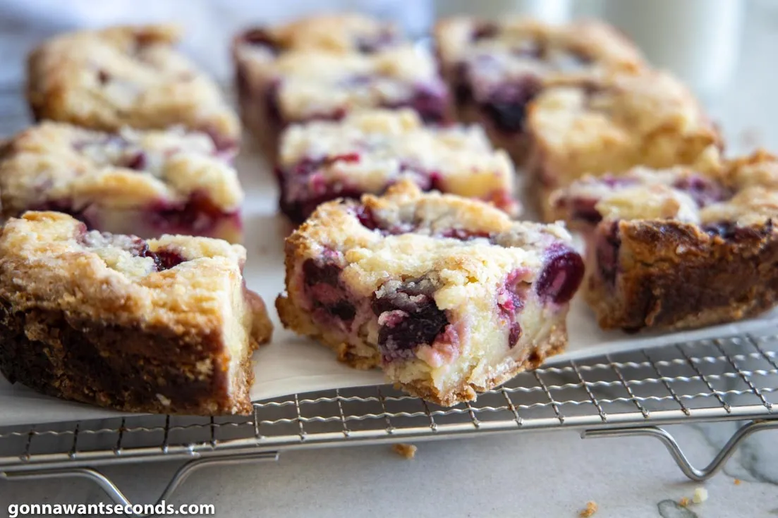 Cherry Custard Pie Bars