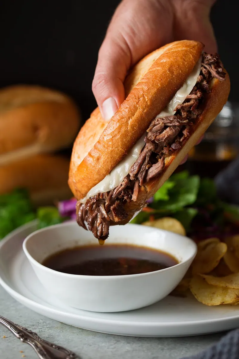 Slow Cooker French Dip