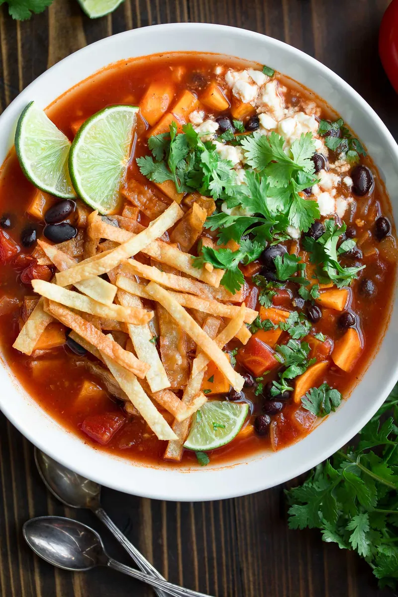 Black Bean Tortilla Soup