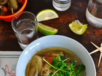 Slow Cooker Chicken Caldo