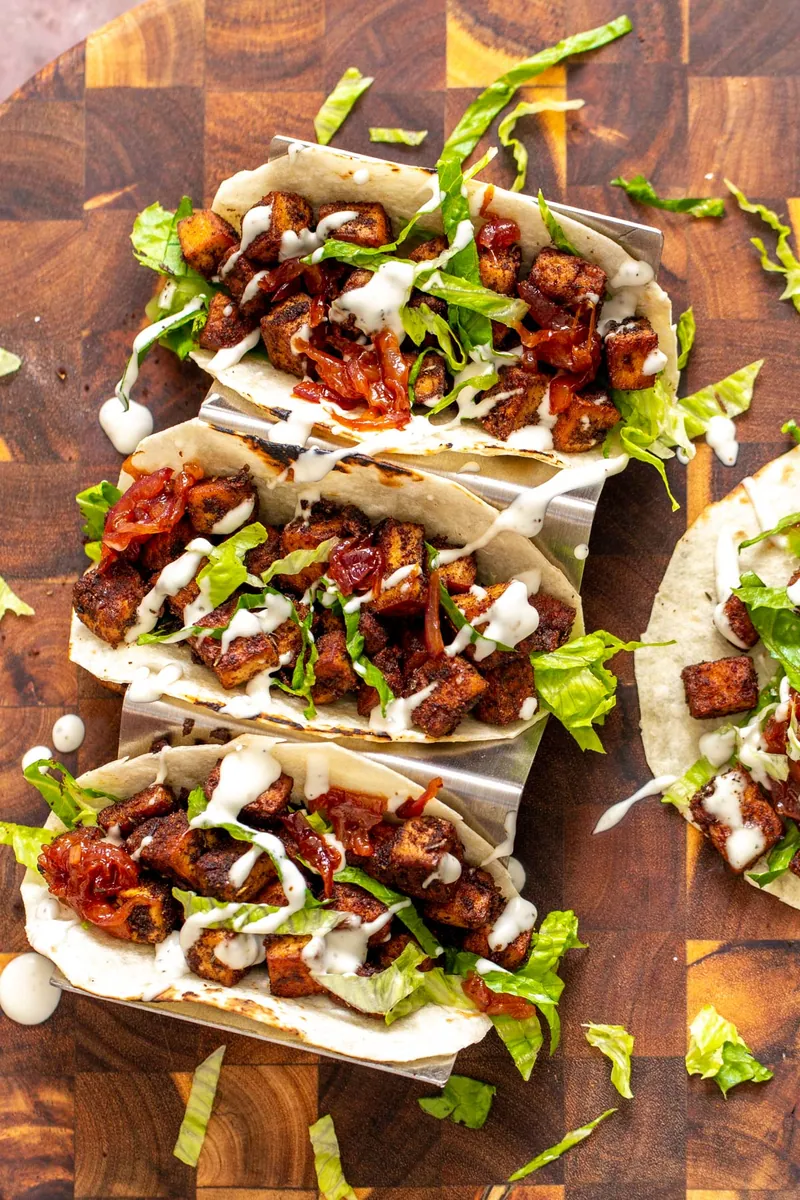Blackened Tofu Tacos
