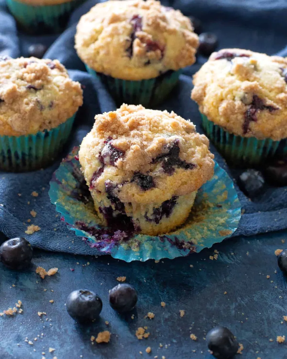 Blueberry Streusel Muffins