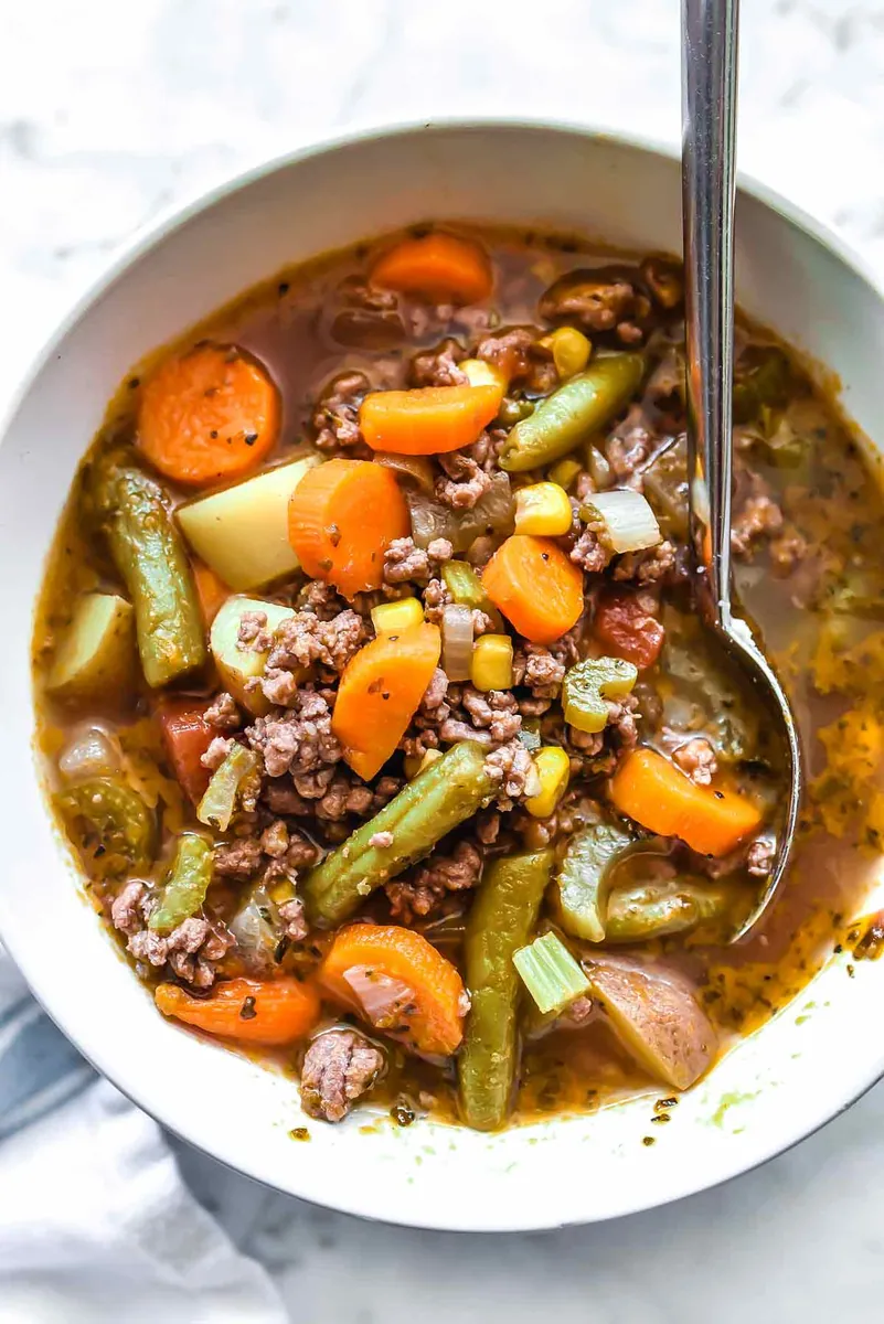Hamburger Vegetable Soup