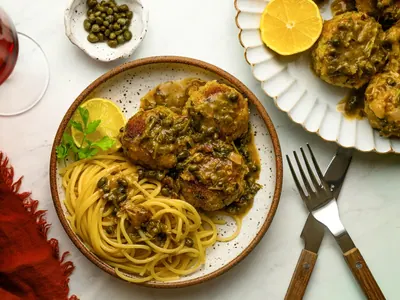 Chicken Piccata Meatballs