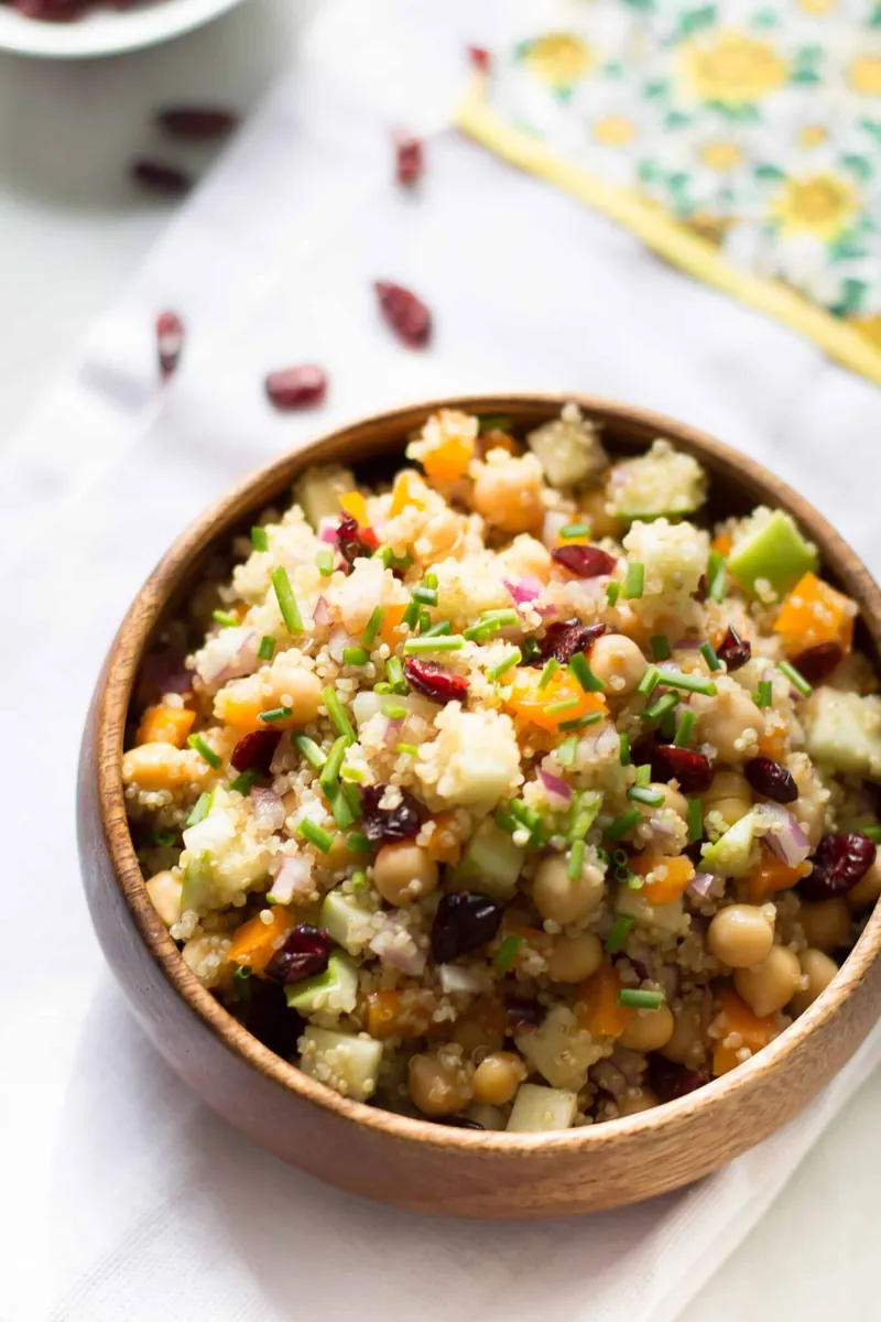 Cranberry Apple Quinoa Salad