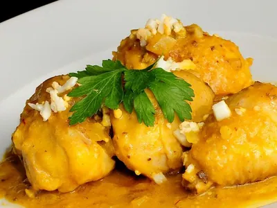 Chicken in Pepitoria Sauce